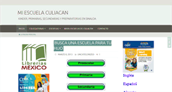 Desktop Screenshot of miescuelaculiacan.com