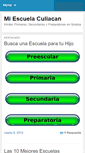 Mobile Screenshot of miescuelaculiacan.com